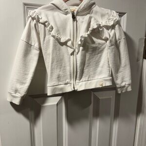 Burt's Bees Baby Cream and Tan Hoodie